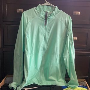 fast and free jacket, wild mint. (M) lululemon